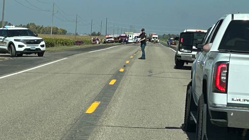 Pilot dies in plane crash along Highway 281 south of New Rockford, ND.